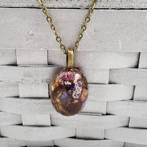 Semi-Precious Sea Sediment Jasper featuring purple